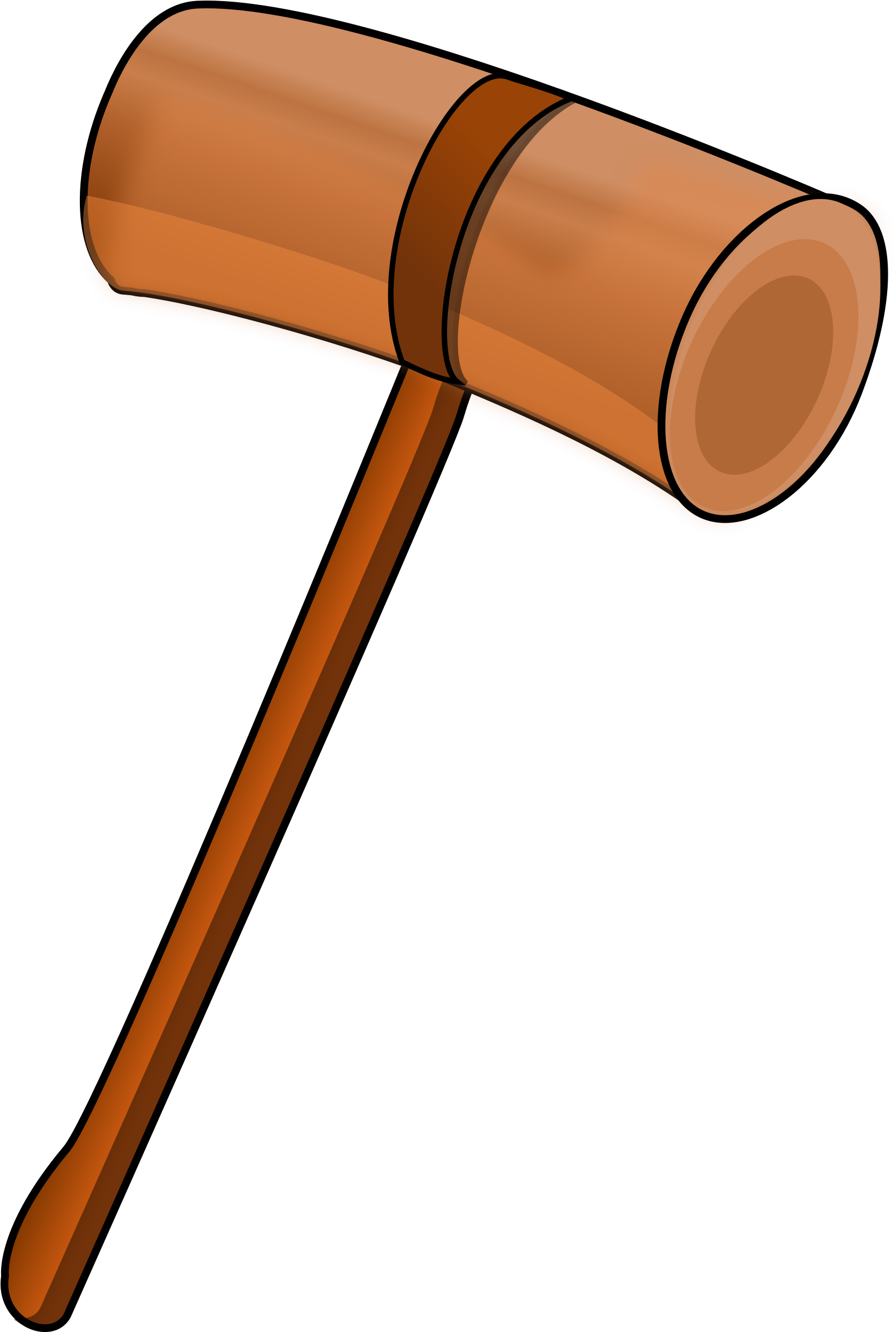 Mallet Clipart - Whack A Mole Hammer (1727x2400)