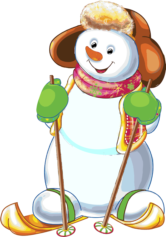 Tubes Noel / Bonhommes De Neiges - Snowman (600x850)