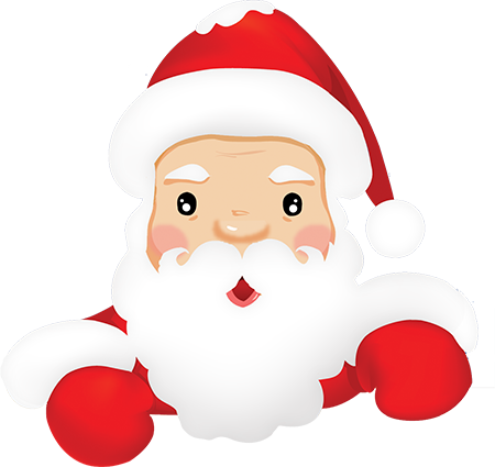 Tubes Noel / Pere Noel - Santa Claus Vector (450x425)