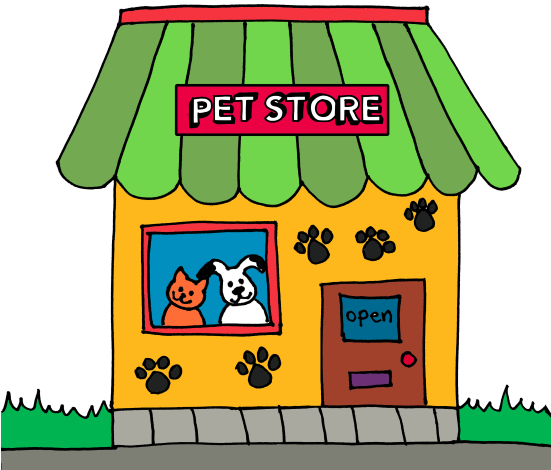 Clip Art Pet Store (550x480)