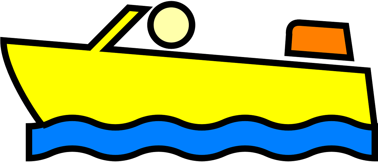 Motorboat, Speedboat, Boat, Ship - Motor Boat'n Sticker (1280x640)