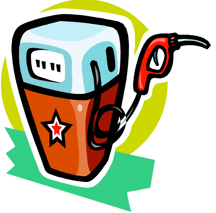 Graphics For Cartoon Gas Station Graphics - Gas Station Pump Clipart Png (750x739)