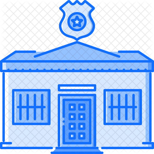 Police Station Icon - Police Station Clipart (512x512)