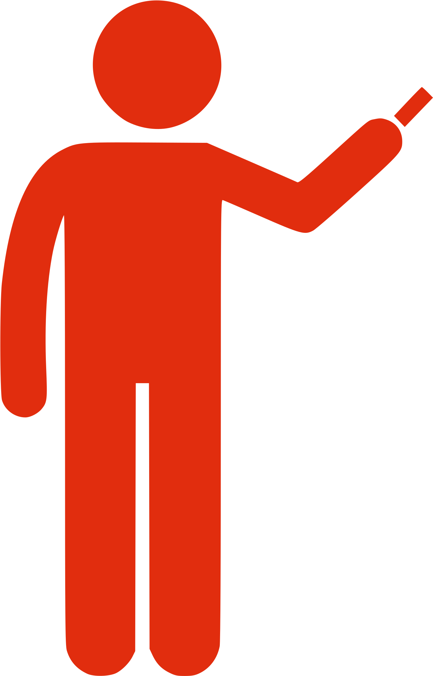 Onlinelabels Clip Art - Icono Persona Rojo Png (2400x2400)