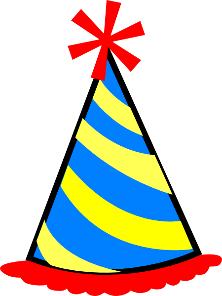 Birthday Hat Transparent Background (450x599)