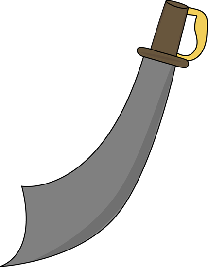 Pirate Sword - Pirate Sword Clipart (428x550)
