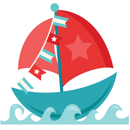 Sailboat Svg Scrapbook Cut File Cute Clipart Files - Scalable Vector Graphics (432x432)