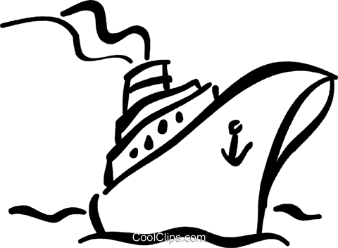 Cruise Ship Clip Art Black And White Dfiles Cliparting - Cruise Ship Clip Art Black And White (480x352)