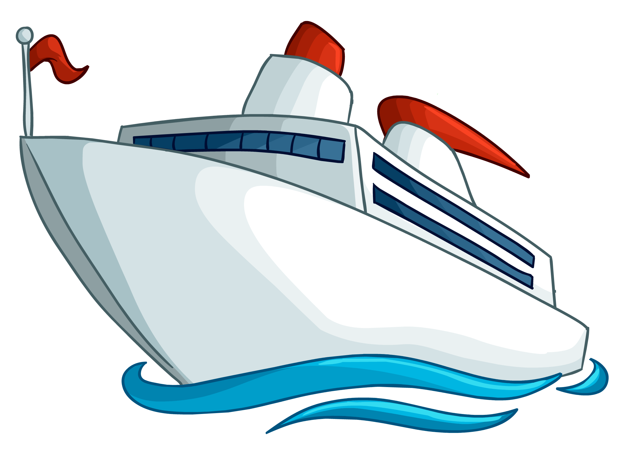 Cruise Ship Pin - Cruise Ship Cartoon Png (2646x1939)