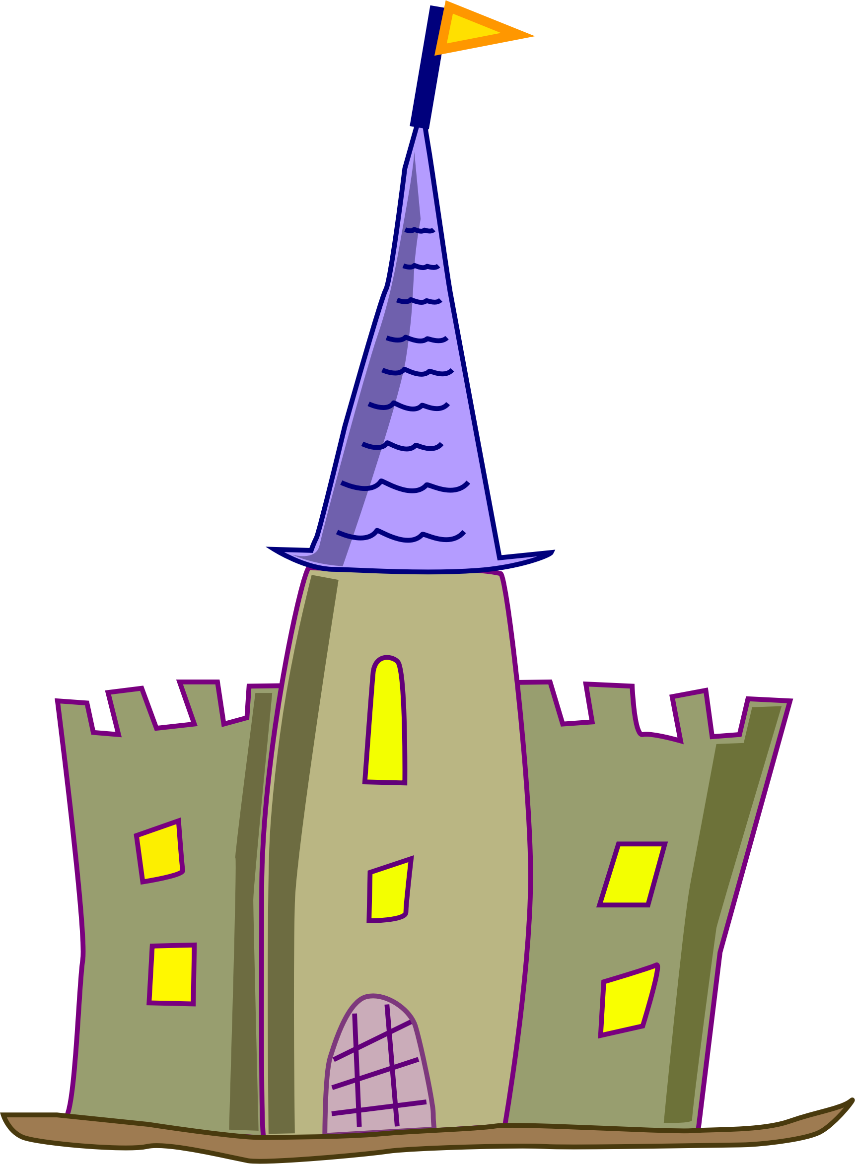 Castles Cartoon Images Live - Simple Cartoon Castles (1722x2345)