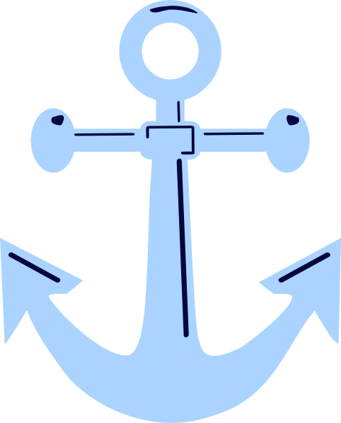 Unfinished Anchor Clip Art - Baby Anchor Clipart (480x596)