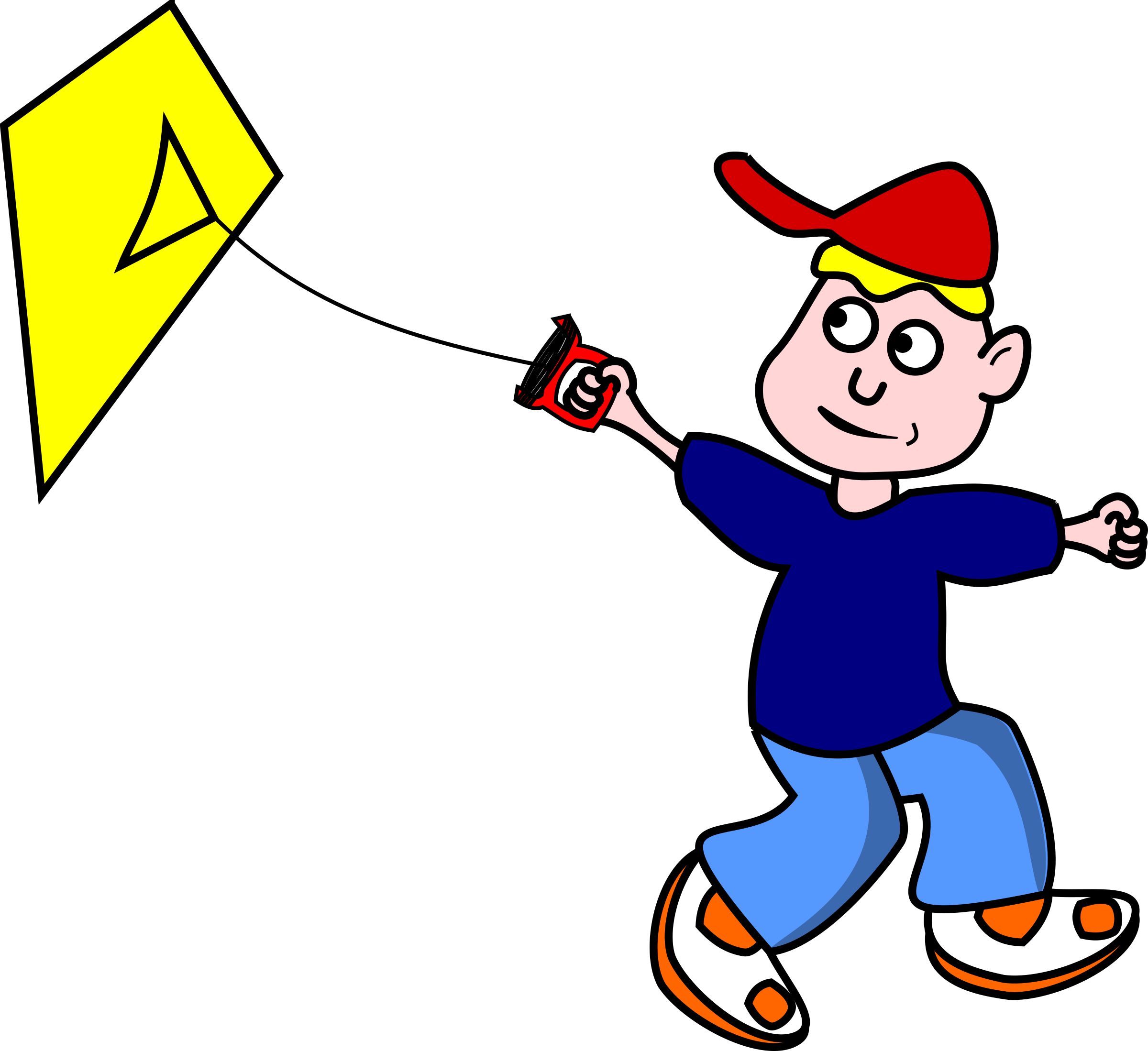Fly a kite картинка