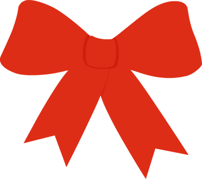 Shoestring - Clipart - Red Bow Clip Art Png (400x356)