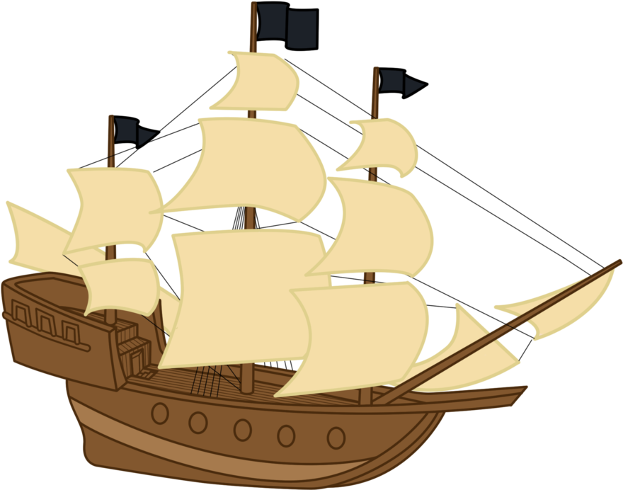 109 Best Pirates Images Pirates, Surf Nursery And Boat - Cartoon Pirate Ship Png (900x698)
