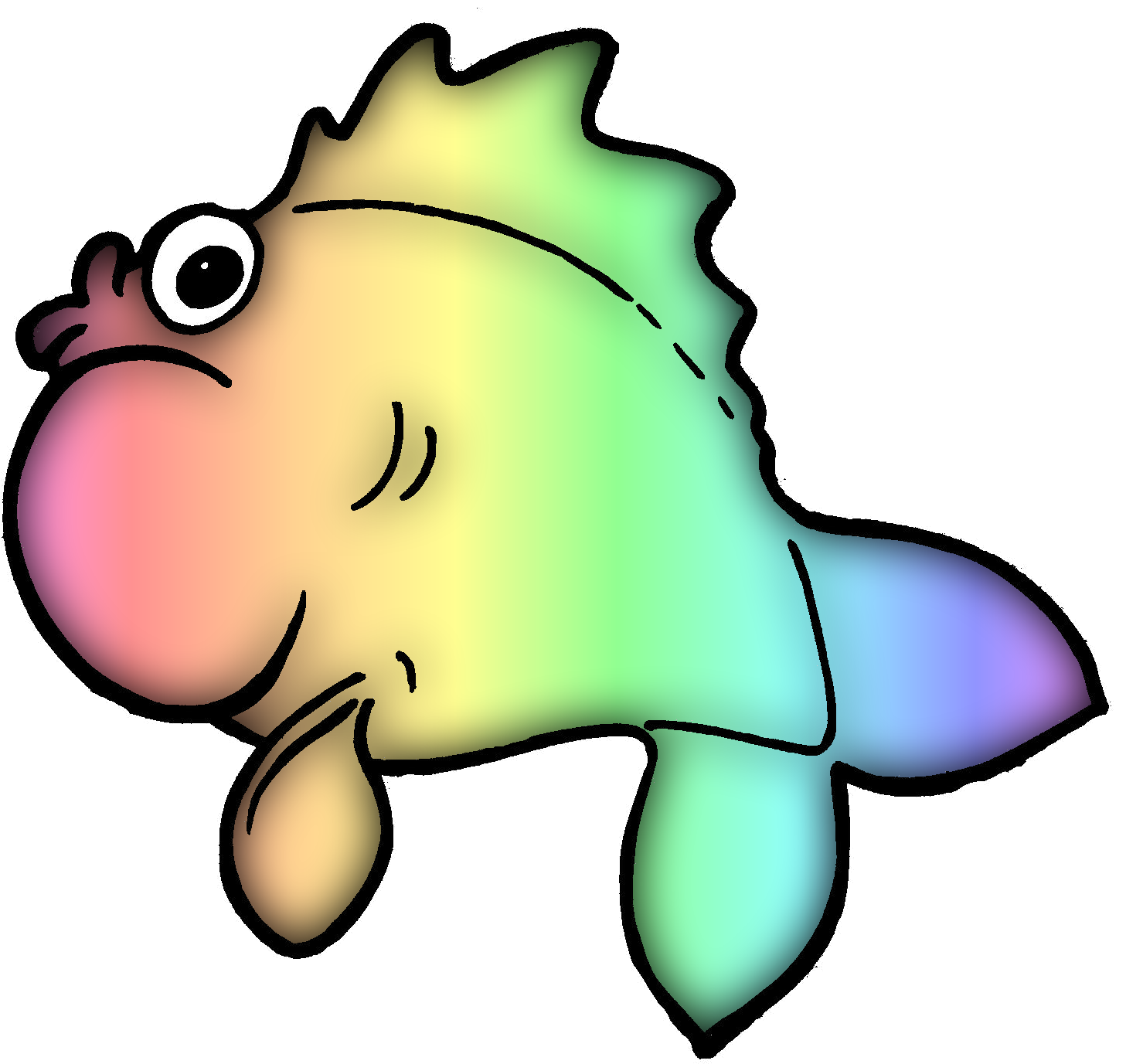 Fish Clip Art (1496x1386)