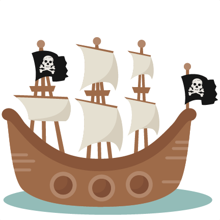 Pig Clip Art Wallpapers - Transparent Background Pirate Ship Clipart (432x432)