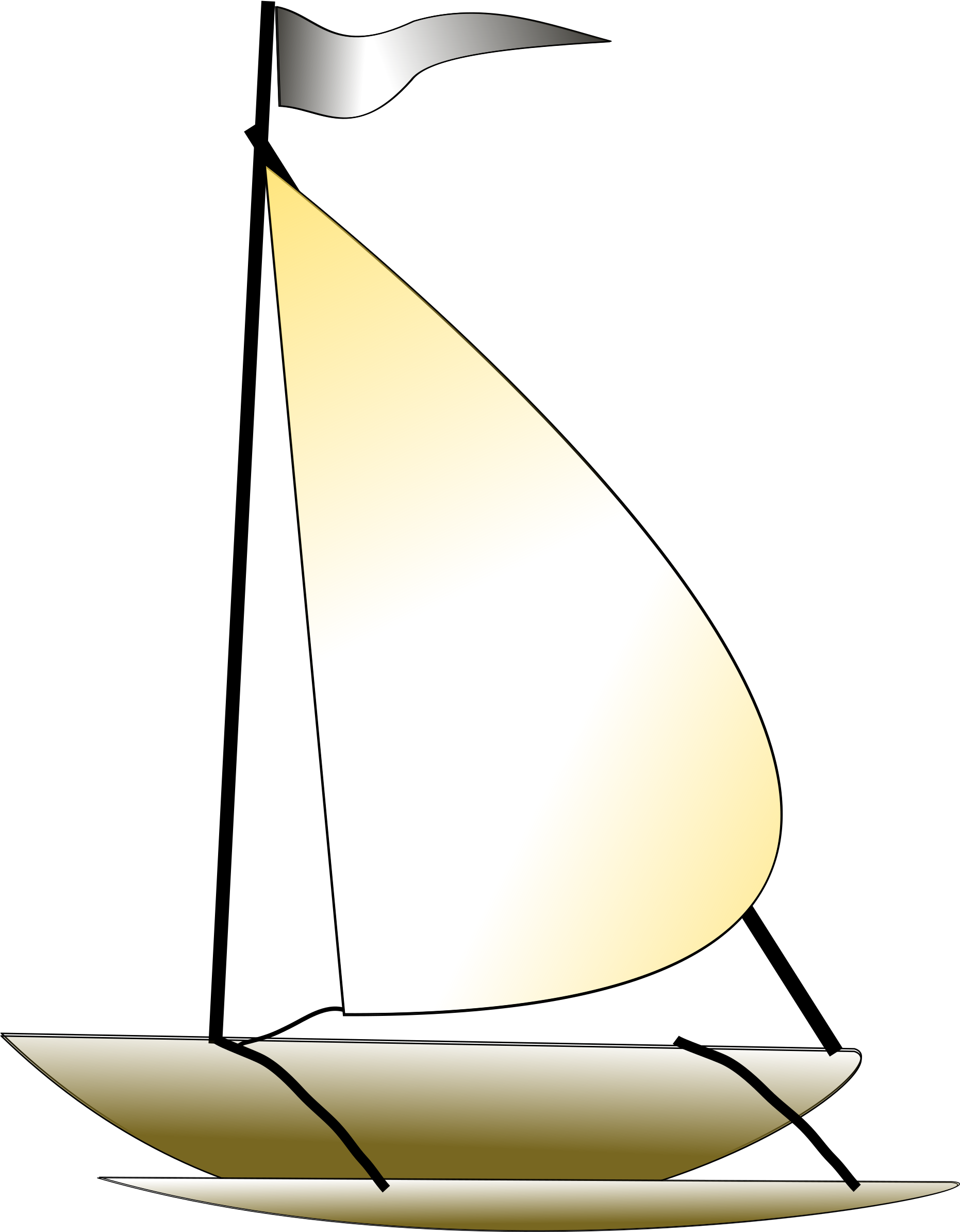 Sailing Clipart Big Boat - Oruwa Clip Art (1861x2400)