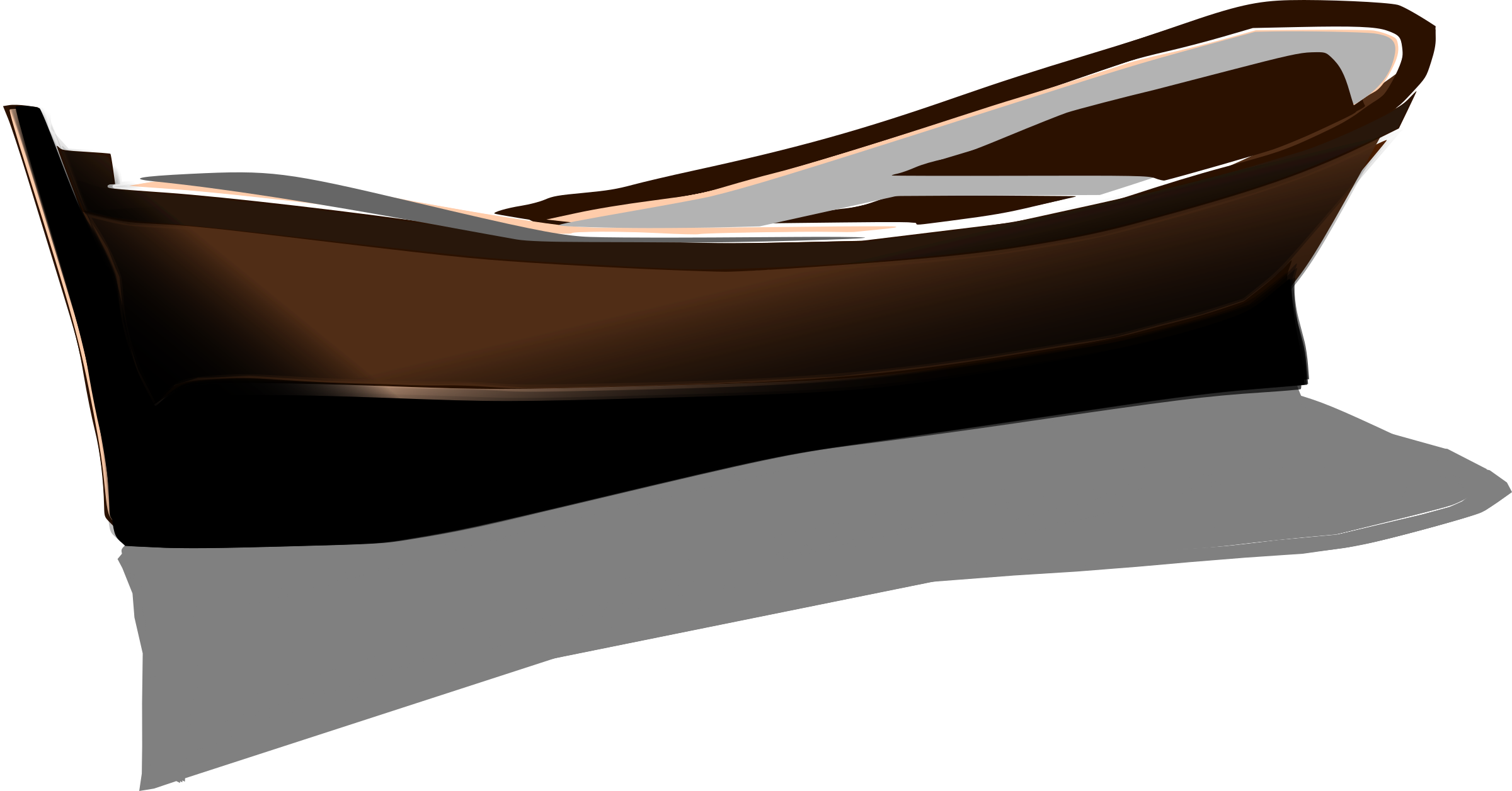 Boots Clipart Perahu Pencil And In Color Boots Clipart - Png Boat (2400x1257)