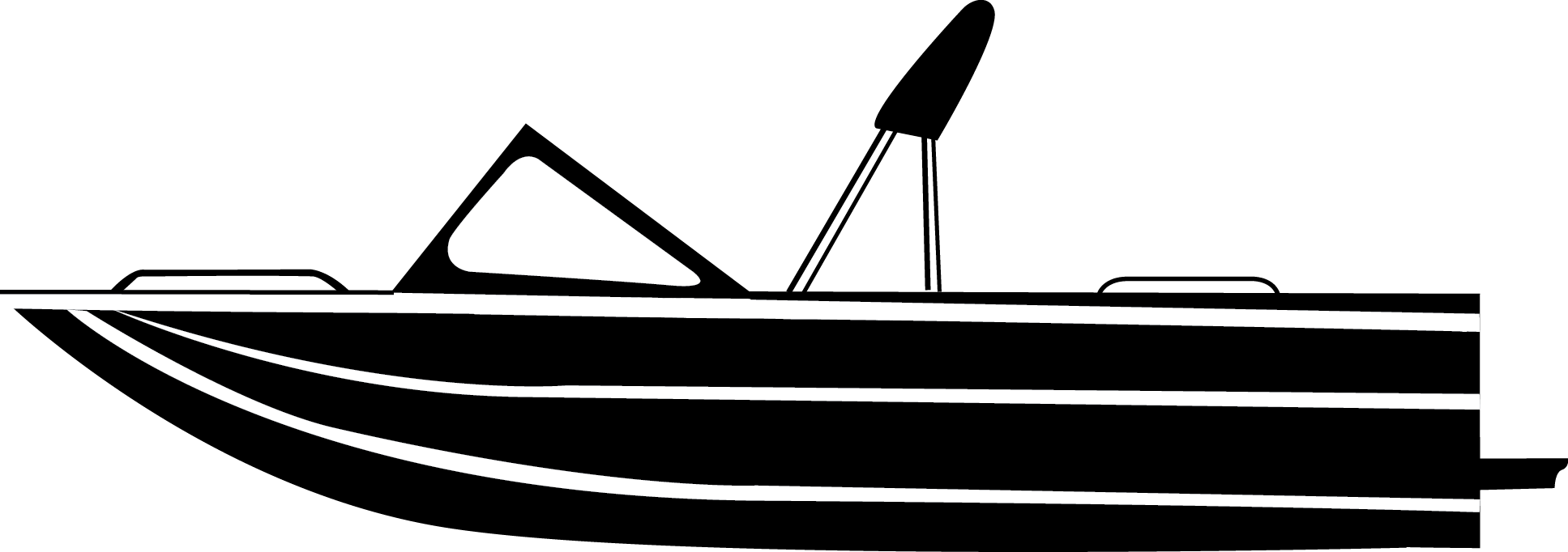 18/20 Renegade - Jet Boat Clip Art (1935x682)
