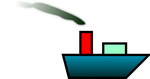 Container Ship Clipart - Cargo Ship Clip Art (600x315)