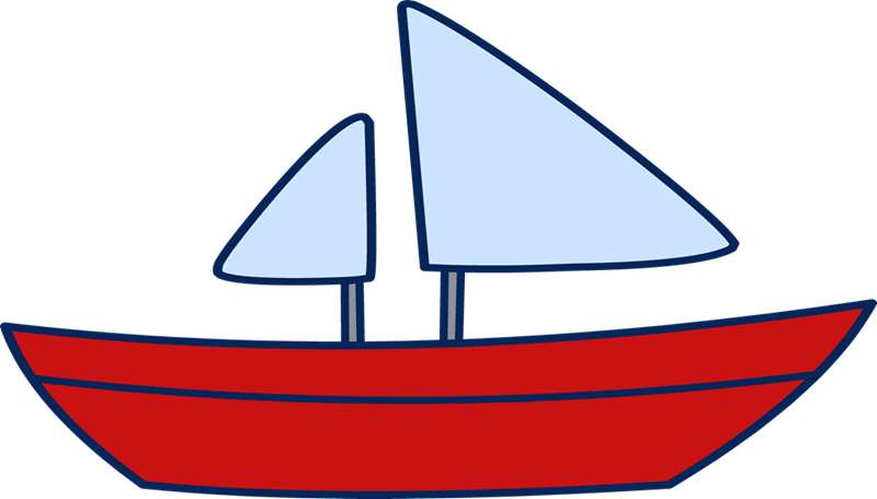 Simple Boat Cliparts - Boat Clipart Transparent Background (800x456)
