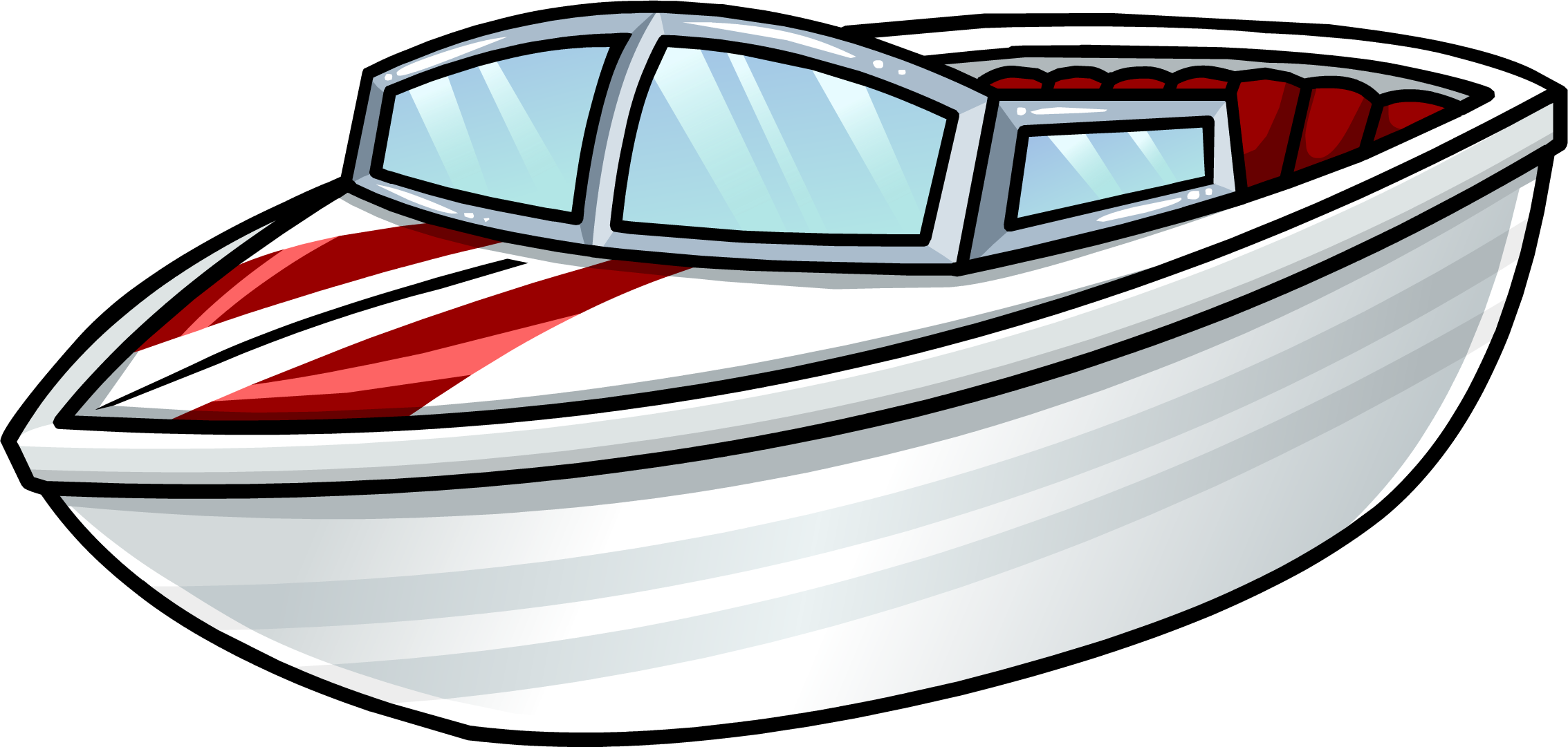 More From My Site - Speedboat Clipart (2267x1081)