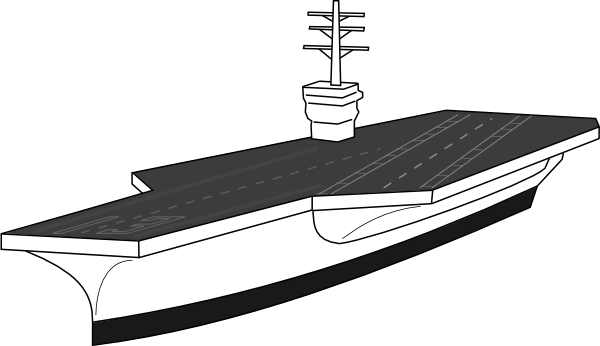 Aircraft Carrier Clipart (600x346)
