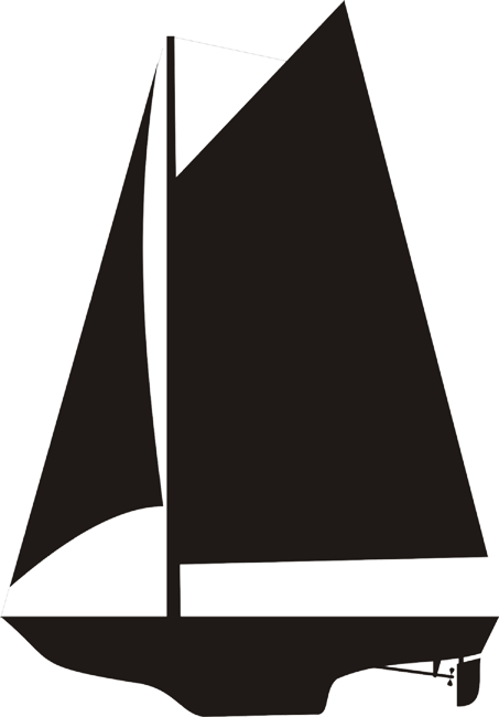 Gaff Rigged Sloop Sailboat - Gaff Vs Bermuda Rig (453x650)