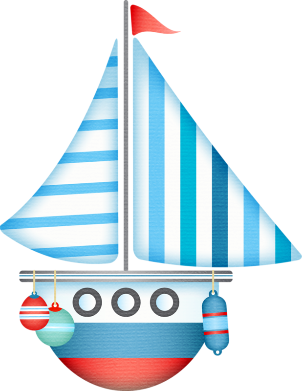 Summer Boat Clipart - Baby Boat Png (618x800)