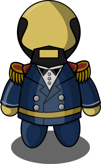 Uniform Clipart Ship Captain - Ship (352x574)
