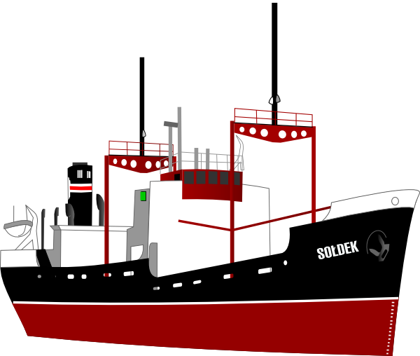 Cargo Ship Clipart Danasohmk Top - Cargo Ship Clip Art (600x508)