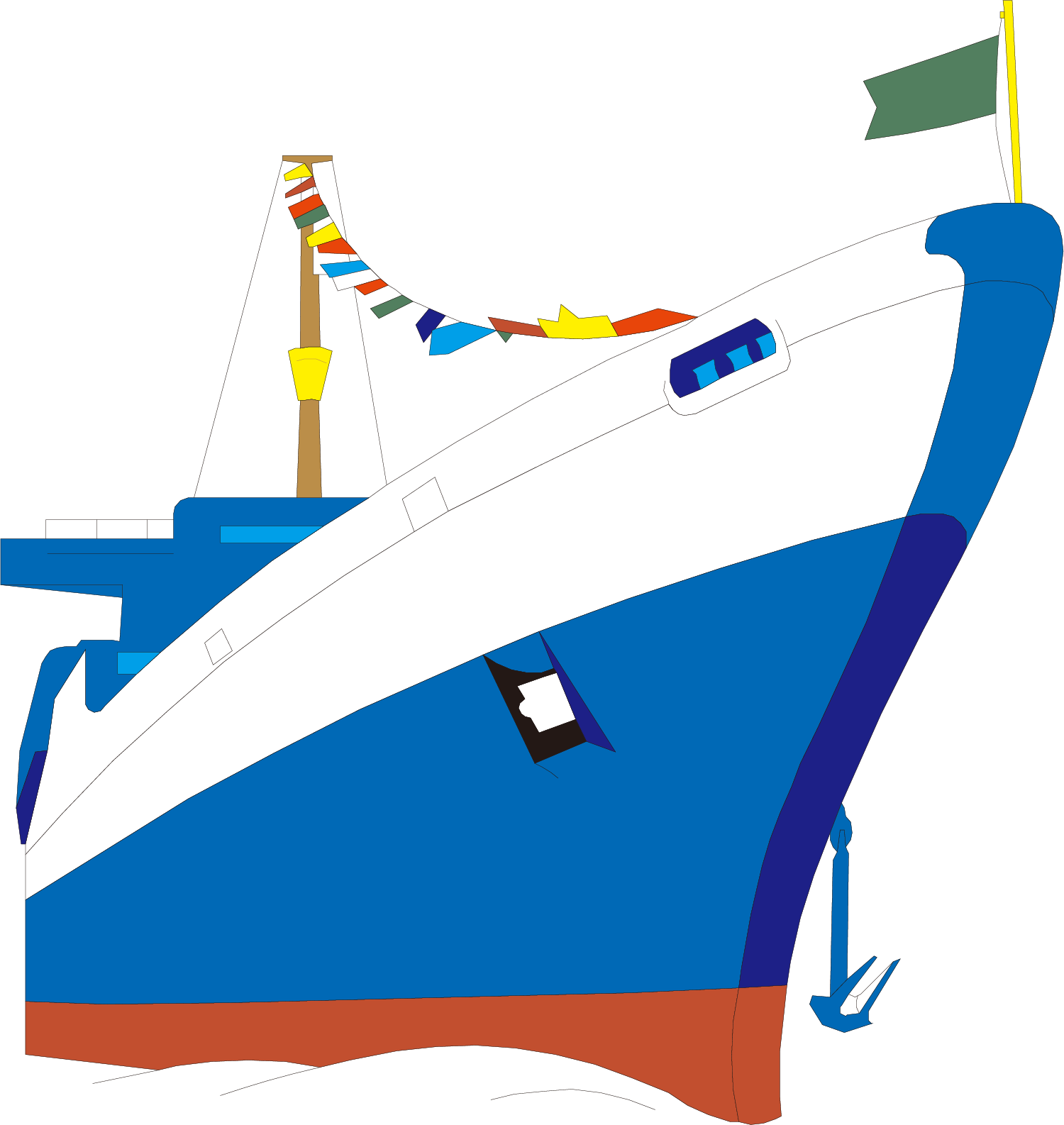 Animation Cruise Ship Boat - Animation Cruise Ship Boat (1500x1586)