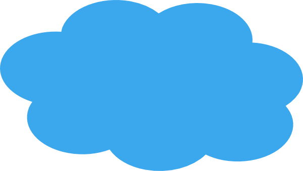 Blue Clouds Background - Blue Cloud Clipart (600x339)