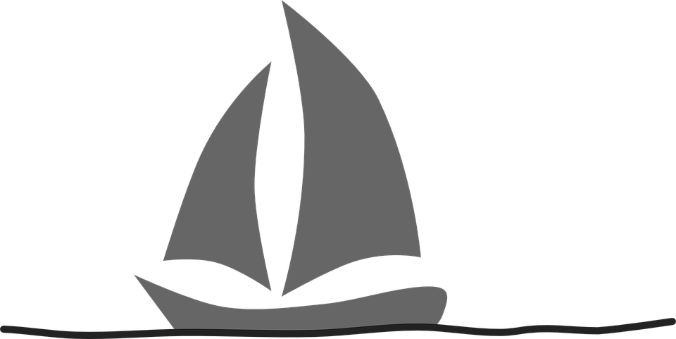 Boat Sailboat Sea Sailing Sailing Ship Ship - Velero Clip Art (960x481)
