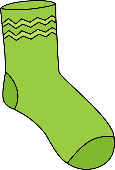 Green - Sailboat - Clipart - Sock Clipart (371x550)