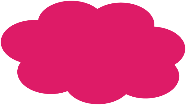 Pink Cloud Clip Art At Clker Pink Cloud Clipart - Clip Art (600x340)