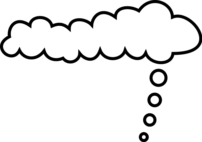 Cloud - Clipart - Png - Comic Cloud (800x560)