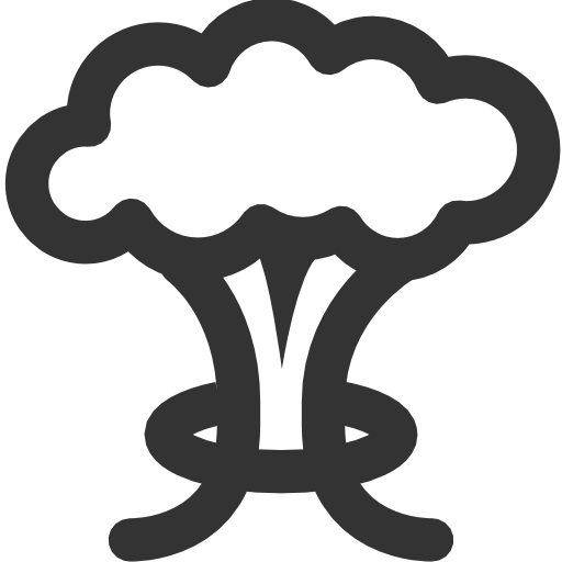Download - Mushroom Cloud Vector Png (512x512)