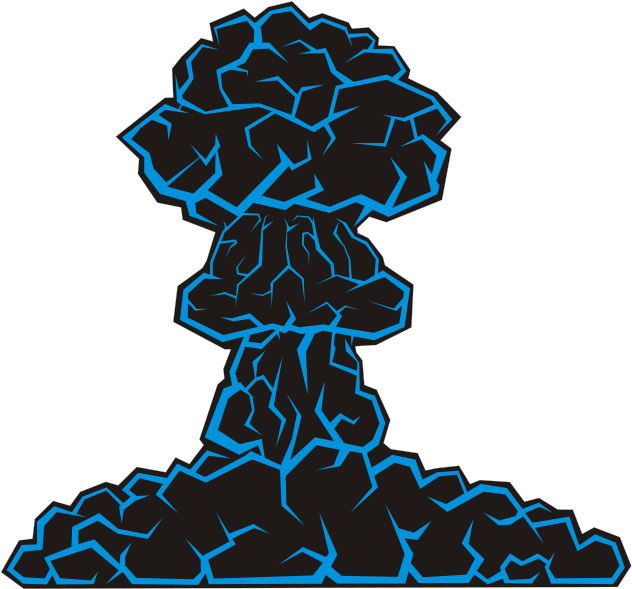 Japanese Poet On Cloud Clipart, Vector Clip Art Online, - Mushroom Cloud Clip Art (900x636)