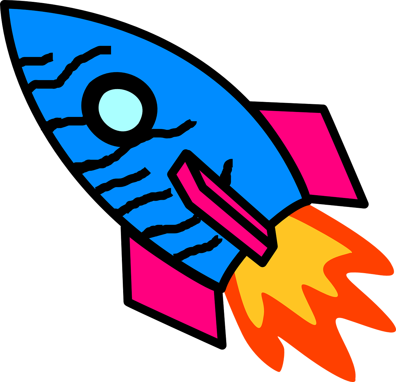 Skyrocket Your Fundraising With A Systematic Major - Rocket Clip Art (1280x1235)
