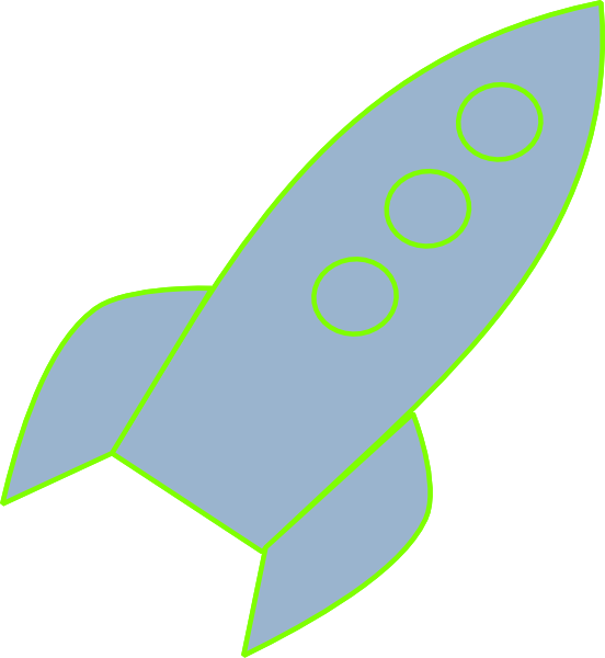 New Rocket Clip Art At Clker Vector Clip Art - Toy Story Spaceship Clipart (552x600)