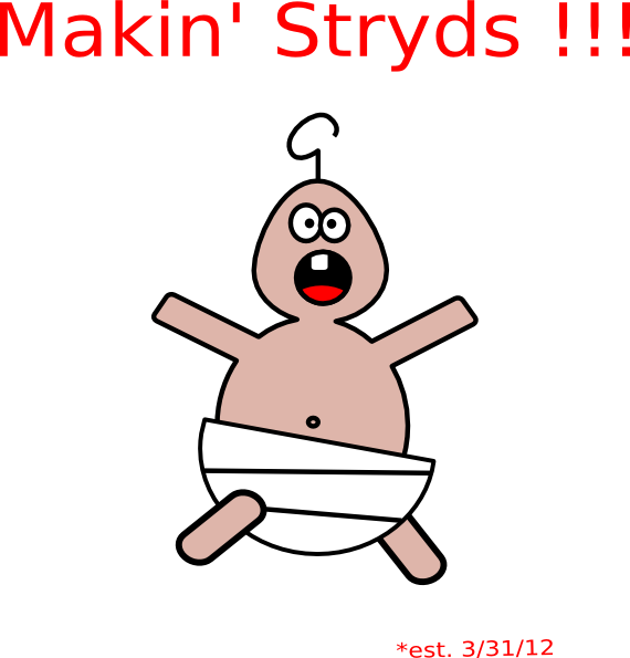 Pregnancy Announcement Clip Art - Ugly Baby Clipart (570x595)