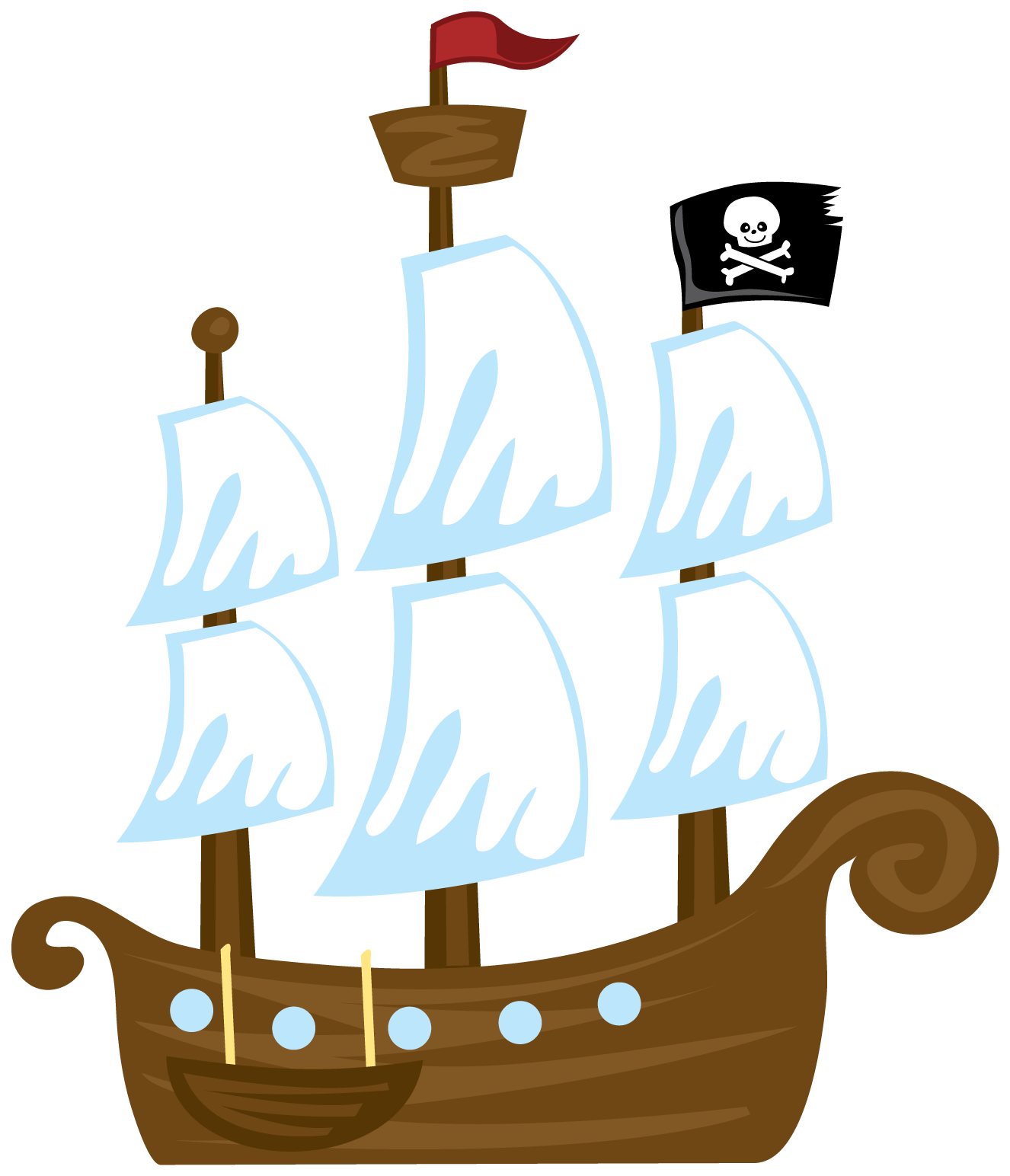 Pirate Partypirate Shipspirate Clip Artfree - Clip Art (1326x1544)