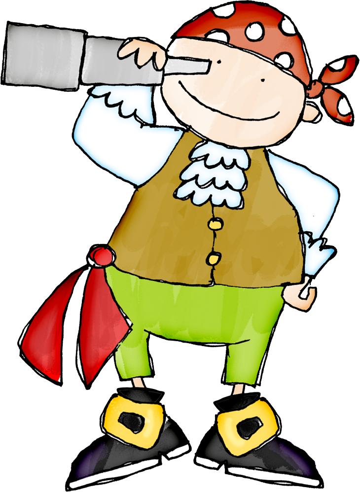 Pirate Ship Digital Clipart - Make Up Work Clipart (730x998)