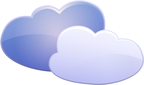 Clouds Weather Icon Png Clip Art - Cloud (500x297)
