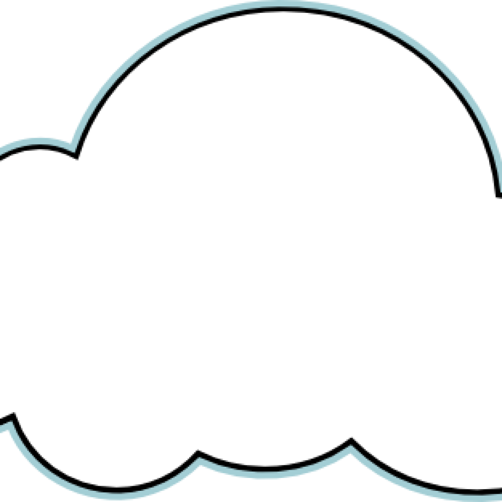 Cloud Clipart Black And White Clouds Clipart Black - Cloud Clipart Black And White Clouds Clipart Black (1024x1024)