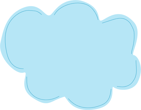 Cloud Clip Art - Cloud My Cute Graphics (450x351)