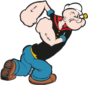 Simple Popeye Clipart Popeye Vector Clipart Best - Popeye The Sailor Man (400x400)