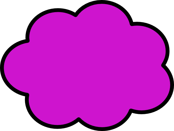 Thought Bubble Svg Clip Arts 600 X 452 Px - Bubble Cloud Clip Art (640x480)