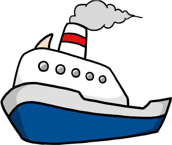 Cartoon Picture Of A Boat - Ship Clipart (640x480)